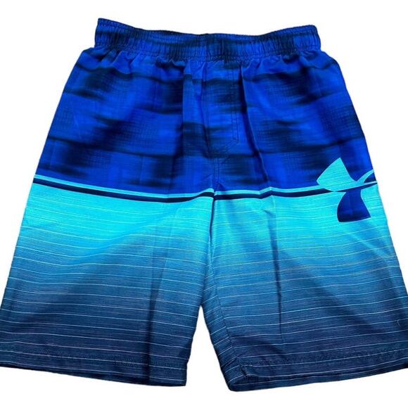 Under Armour Other - Under Armour Boys Swim Trunks Youth Large Euc